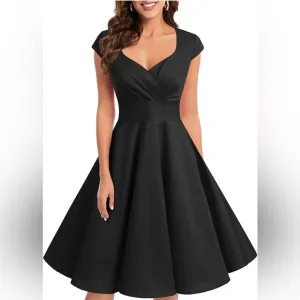 🆕 Women Short 1950s Retro Vintage Cocktail Party Swing Dresses