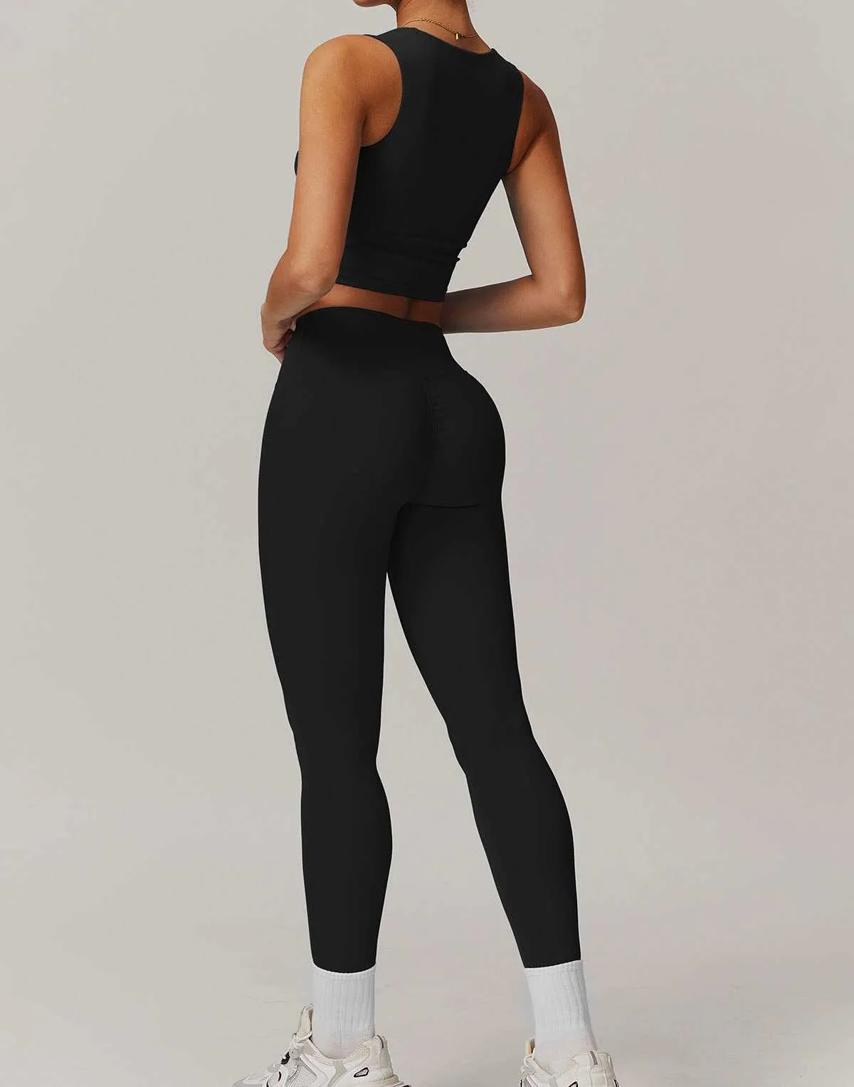 Activewear Set with Tank and Leggings