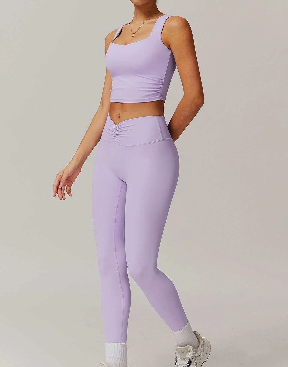 Activewear Set with Tank and Leggings