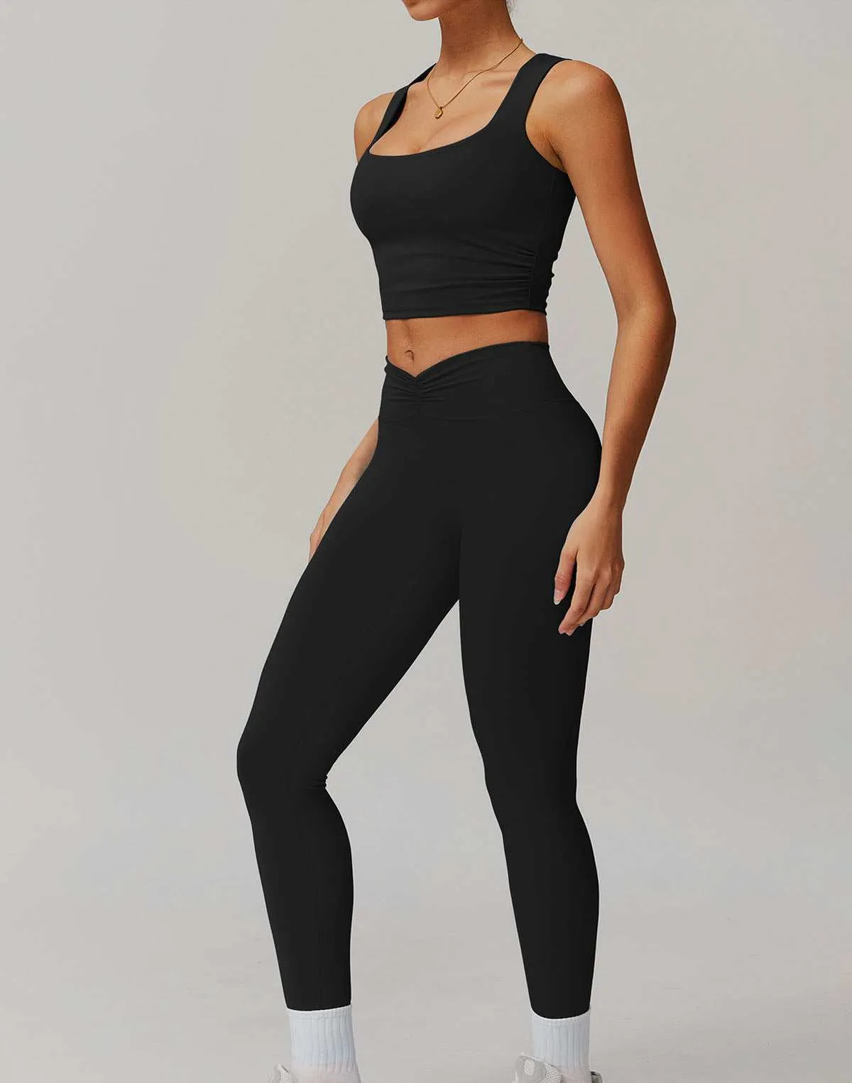 Activewear Set with Tank and Leggings