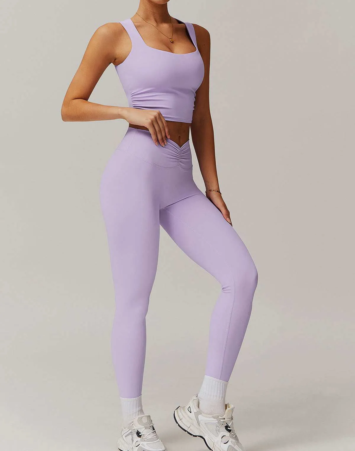 Activewear Set with Tank and Leggings