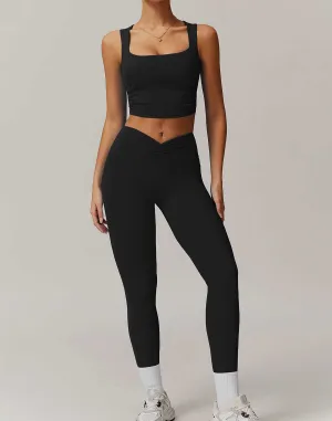 Activewear Set with Tank and Leggings