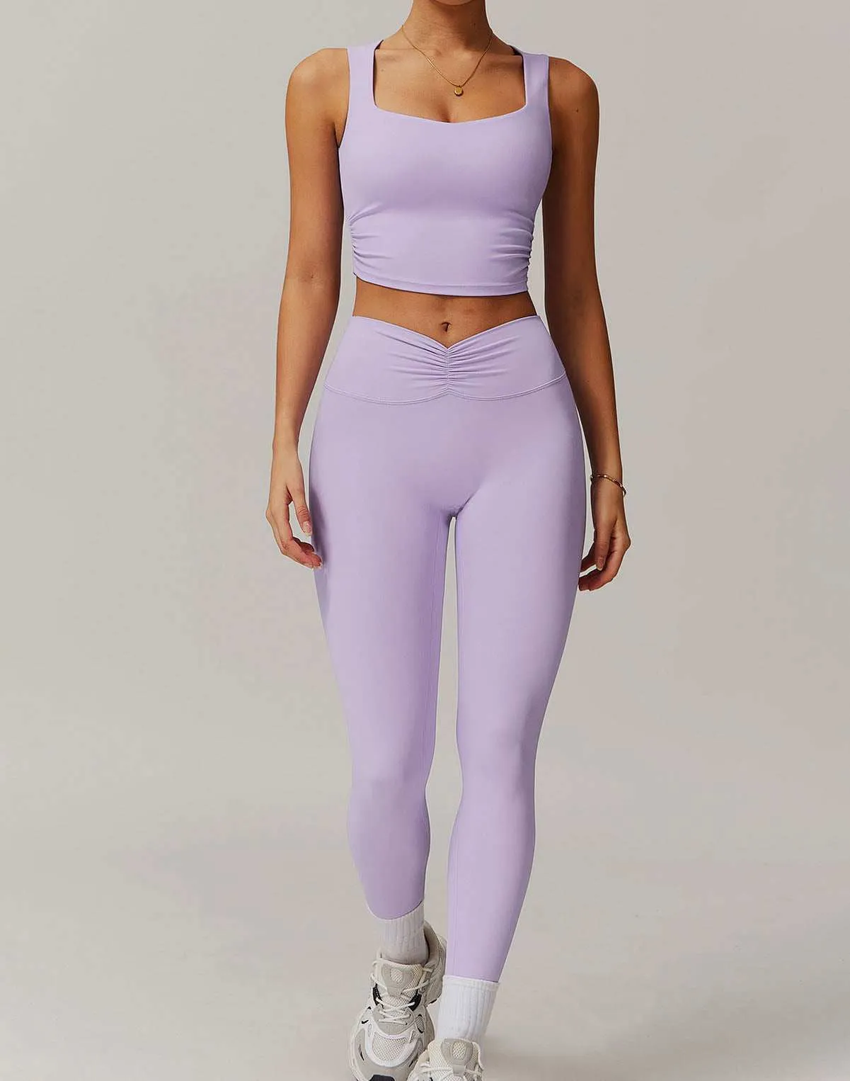 Activewear Set with Tank and Leggings