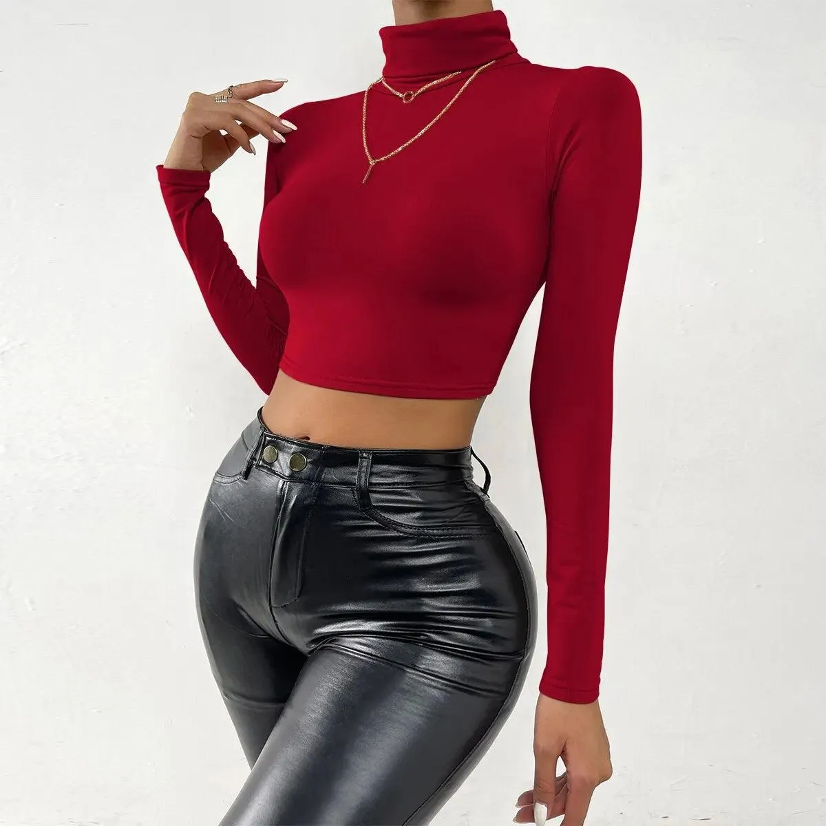 Adriana Long-sleeved Crop Top