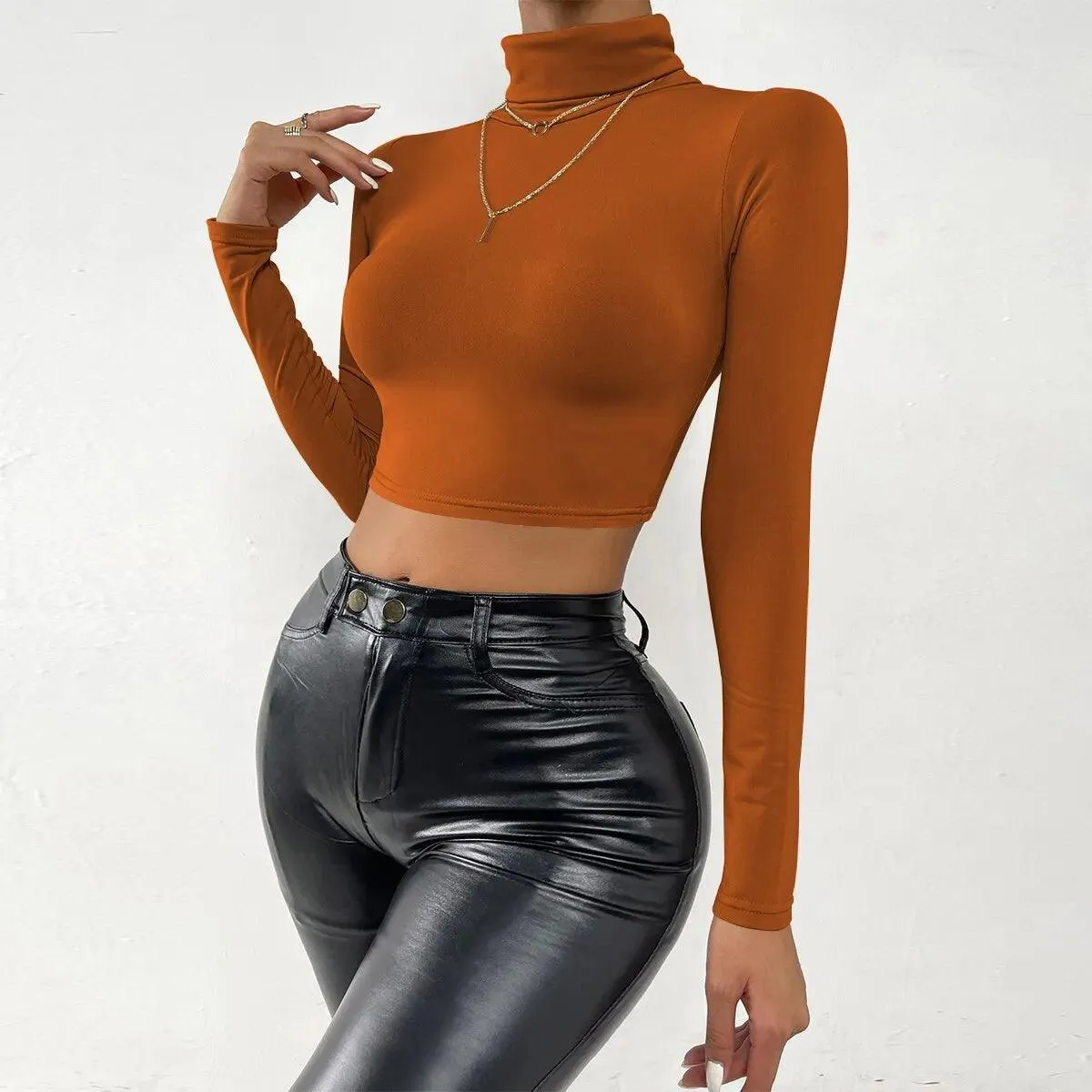 Adriana Long-sleeved Crop Top