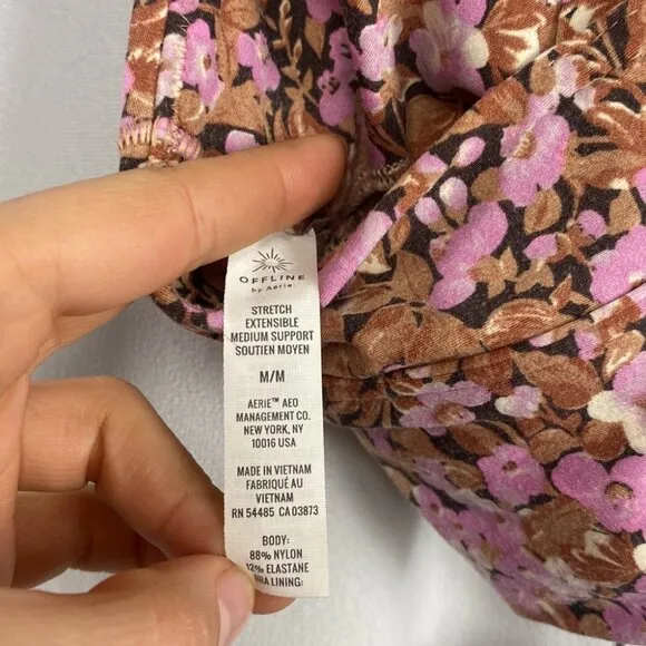 Aerie OFFLINE by Aerie Real Me Hold Up! Sports Bra   Nylon Running Short - XS/M