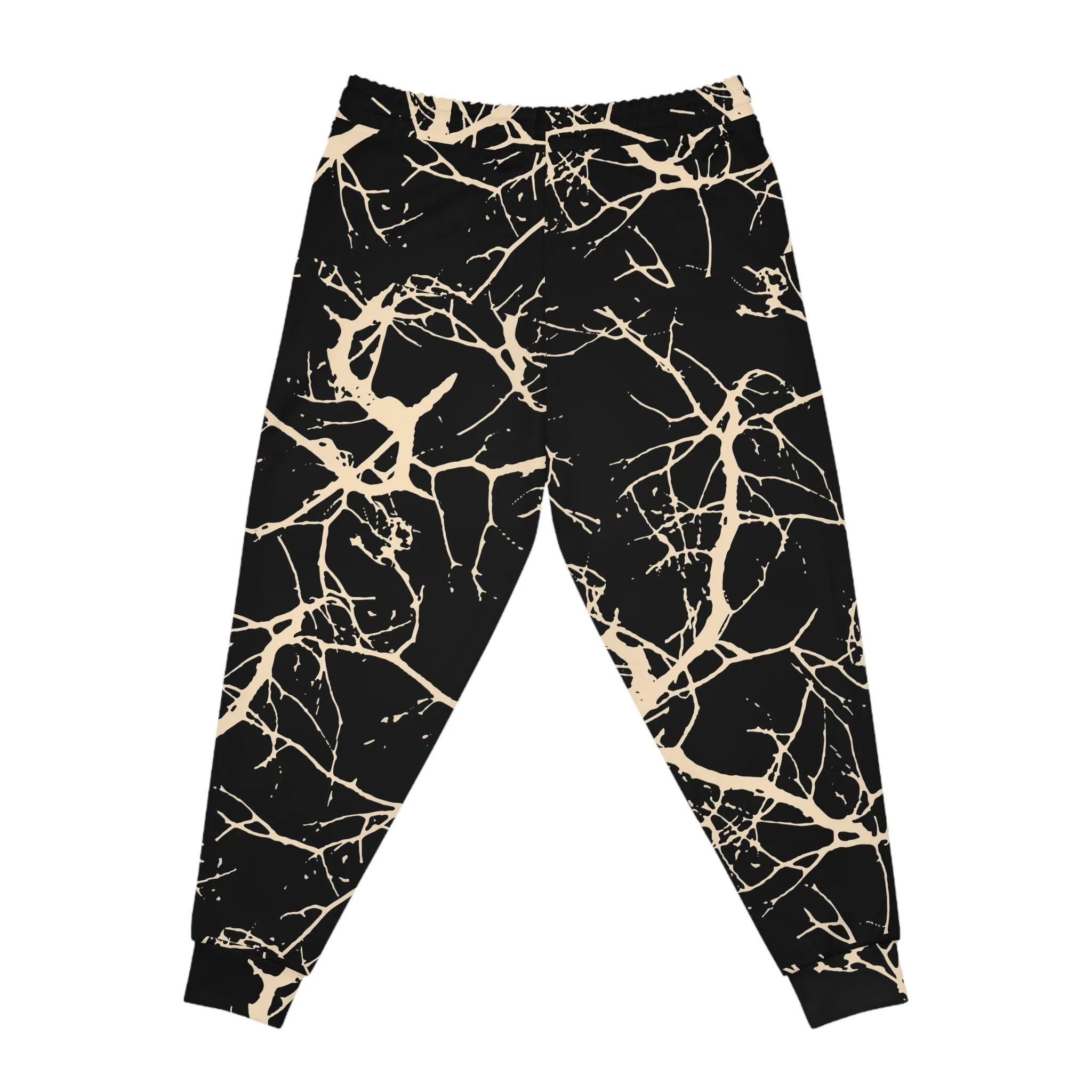 AF Black Marble Athletic Joggers for Comfortable Workouts