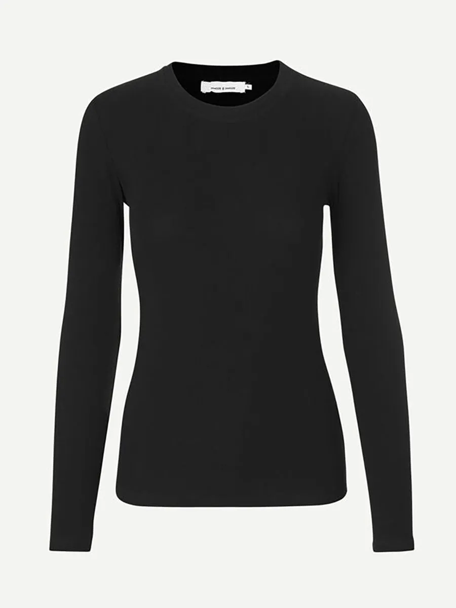 Alexa Long Sleeve Tee - Black