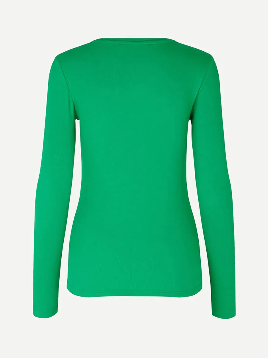 Alexa Long Sleeve Tee - Fern Green