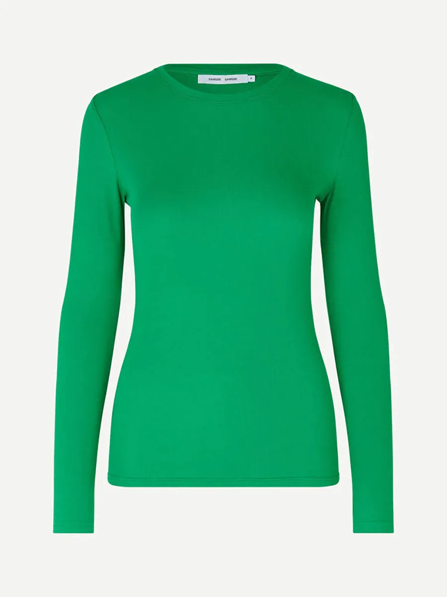 Alexa Long Sleeve Tee - Fern Green