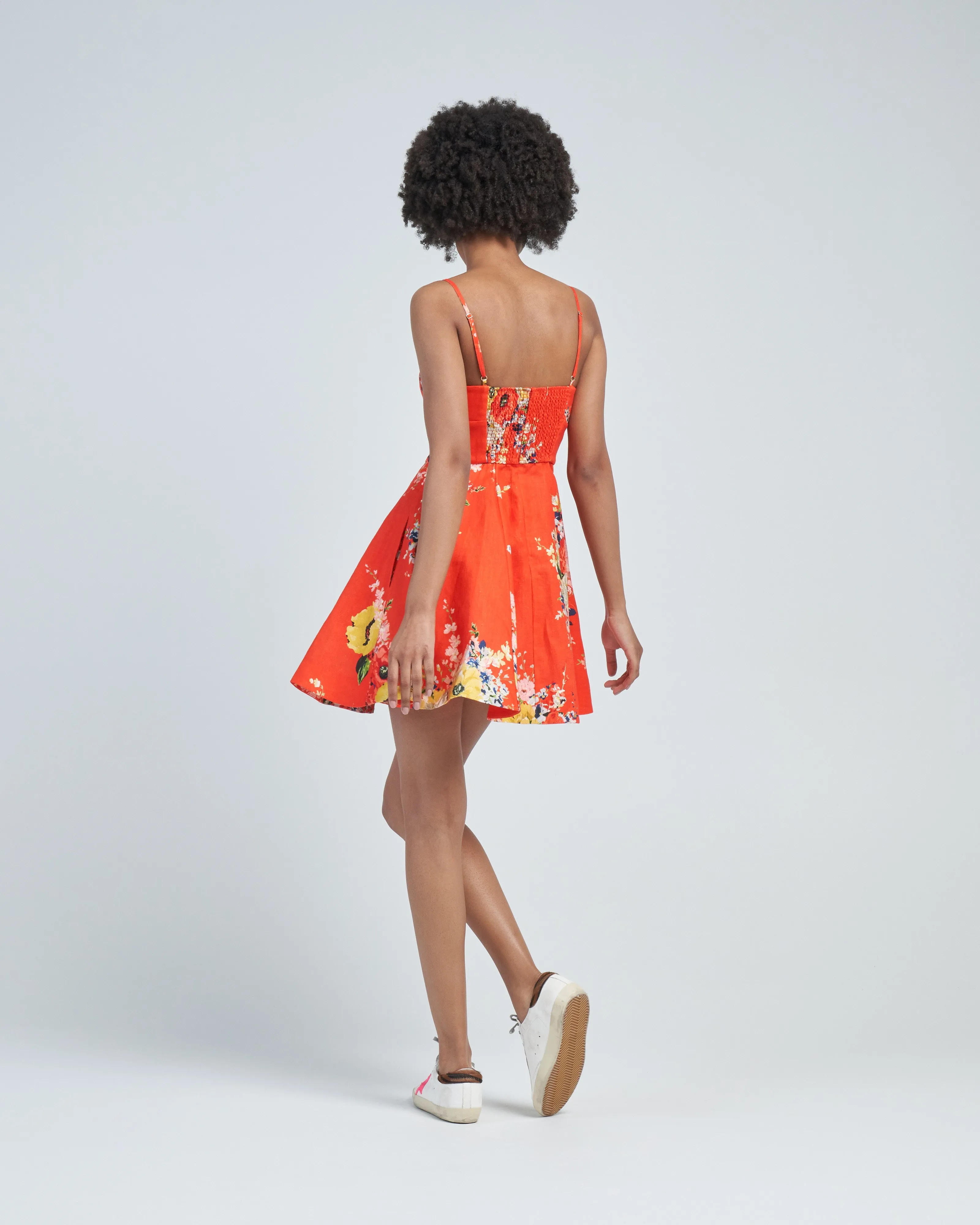 alight flare mini dress