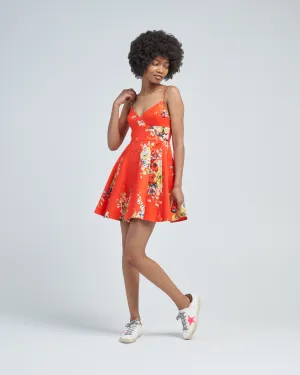 alight flare mini dress