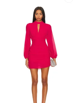 Amanda Uprichard L/S Kimora Dress - Kiss