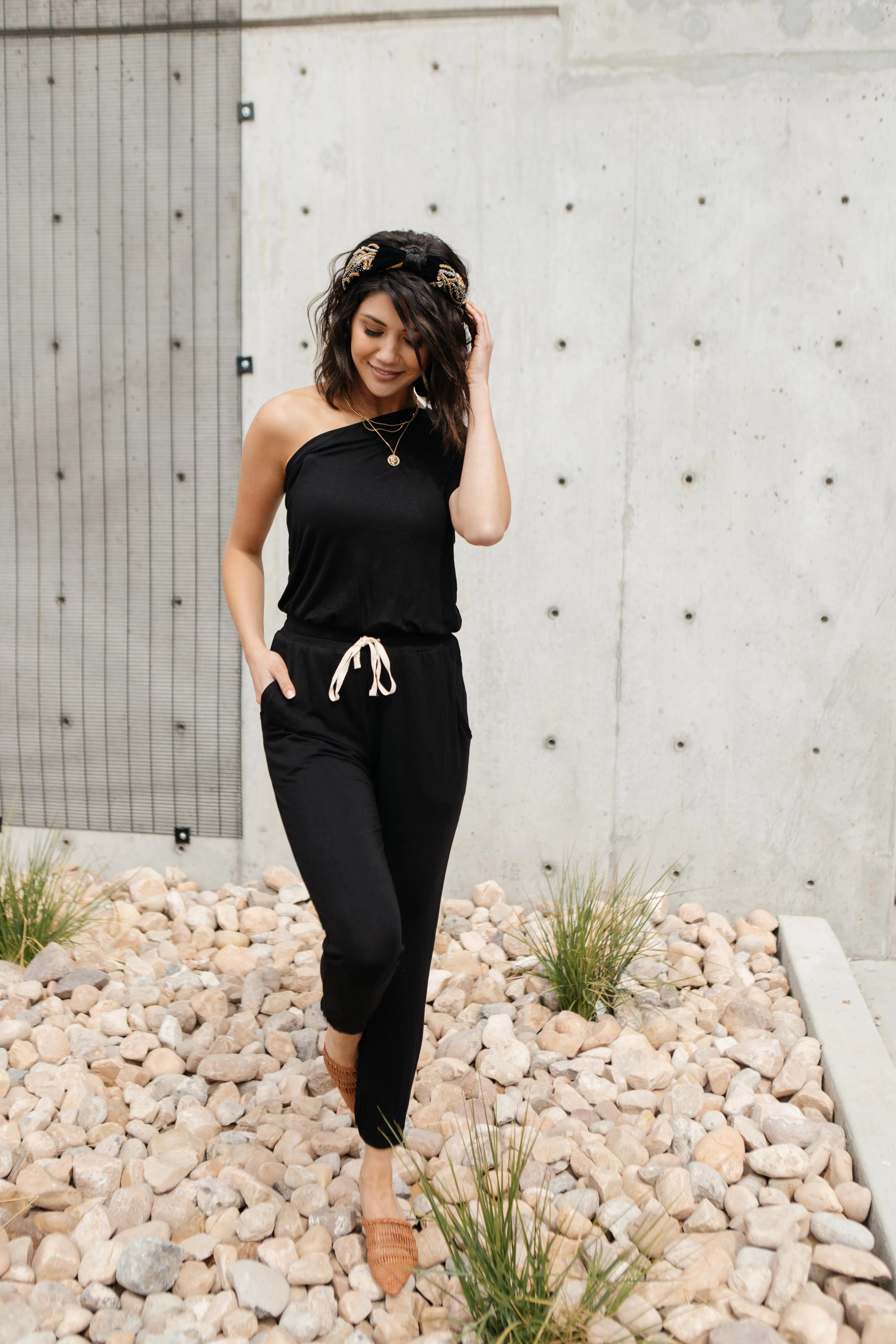 Arm And A Leg Jumpsuit In Black