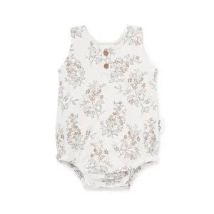 Aster & Oak Floral Bubble Romper