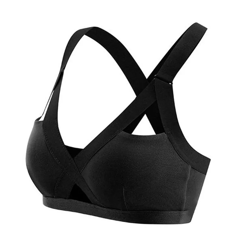 Aster Cross-Back Ribbed Strappy Sports Bra