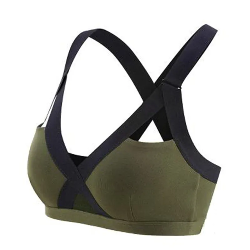 Aster Cross-Back Ribbed Strappy Sports Bra