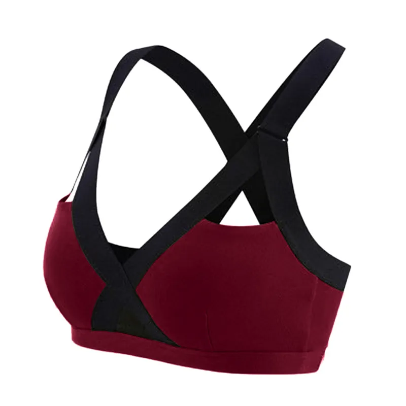 Aster Cross-Back Ribbed Strappy Sports Bra