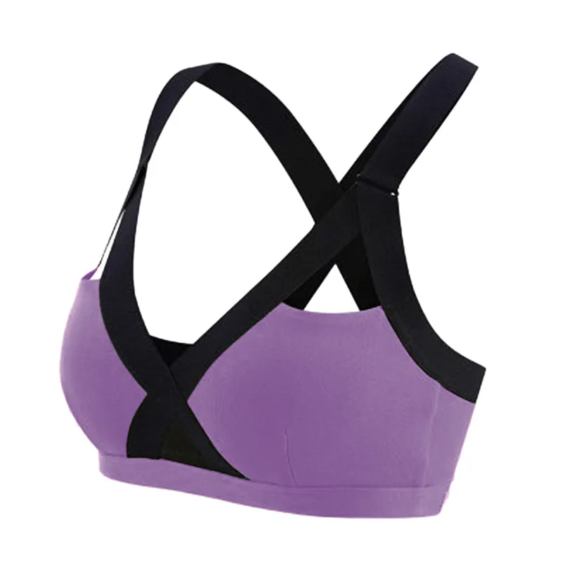 Aster Cross-Back Ribbed Strappy Sports Bra