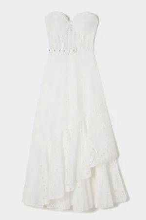 Aurora Long Dress in White
