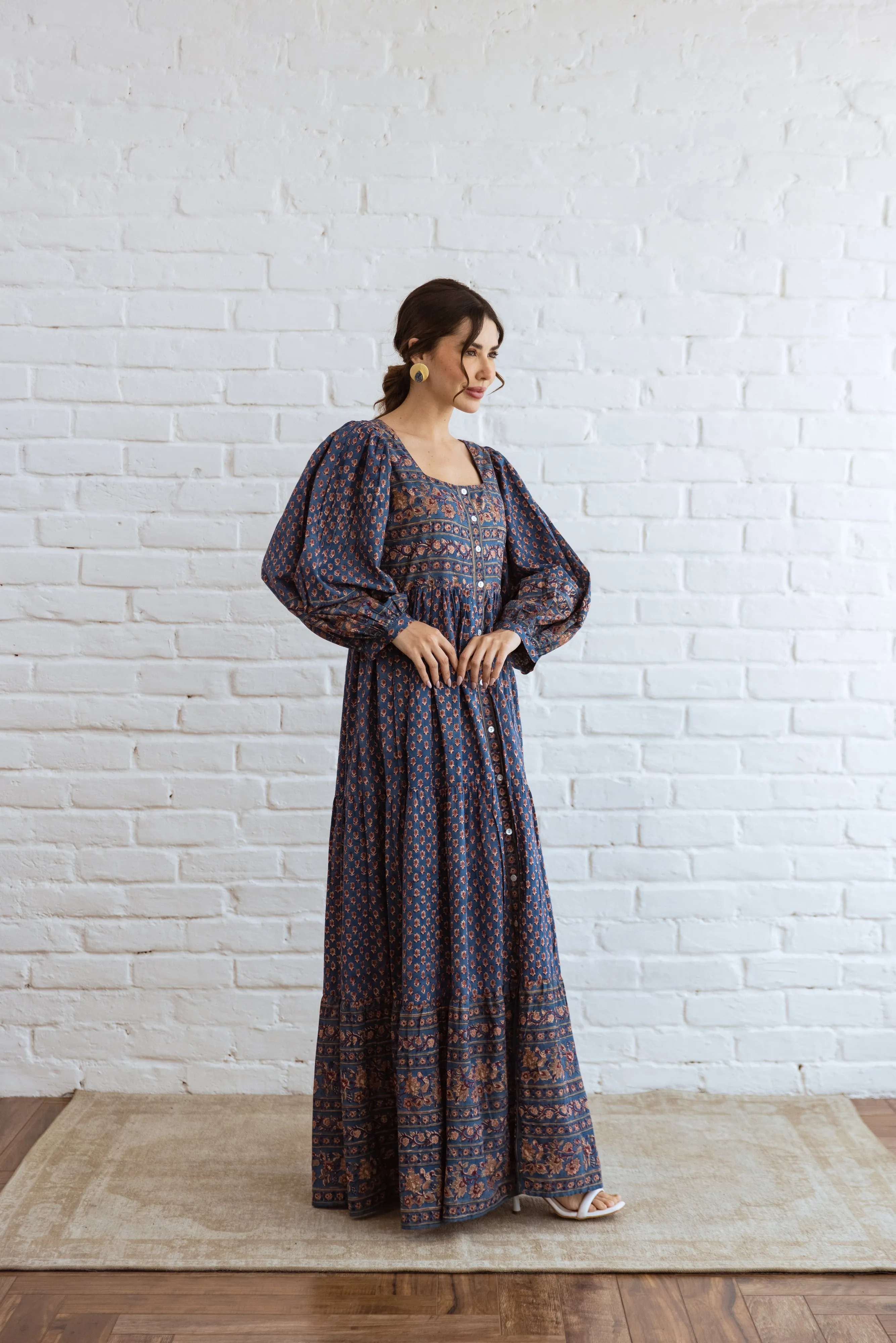 Aurora tier Ruffle Dress