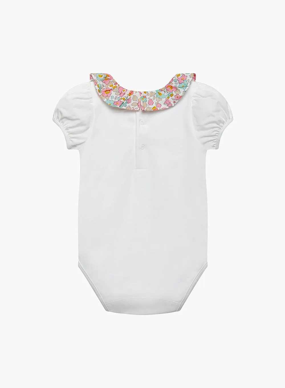 Baby Short-Sleeved Willow Body in Coral Betsy
