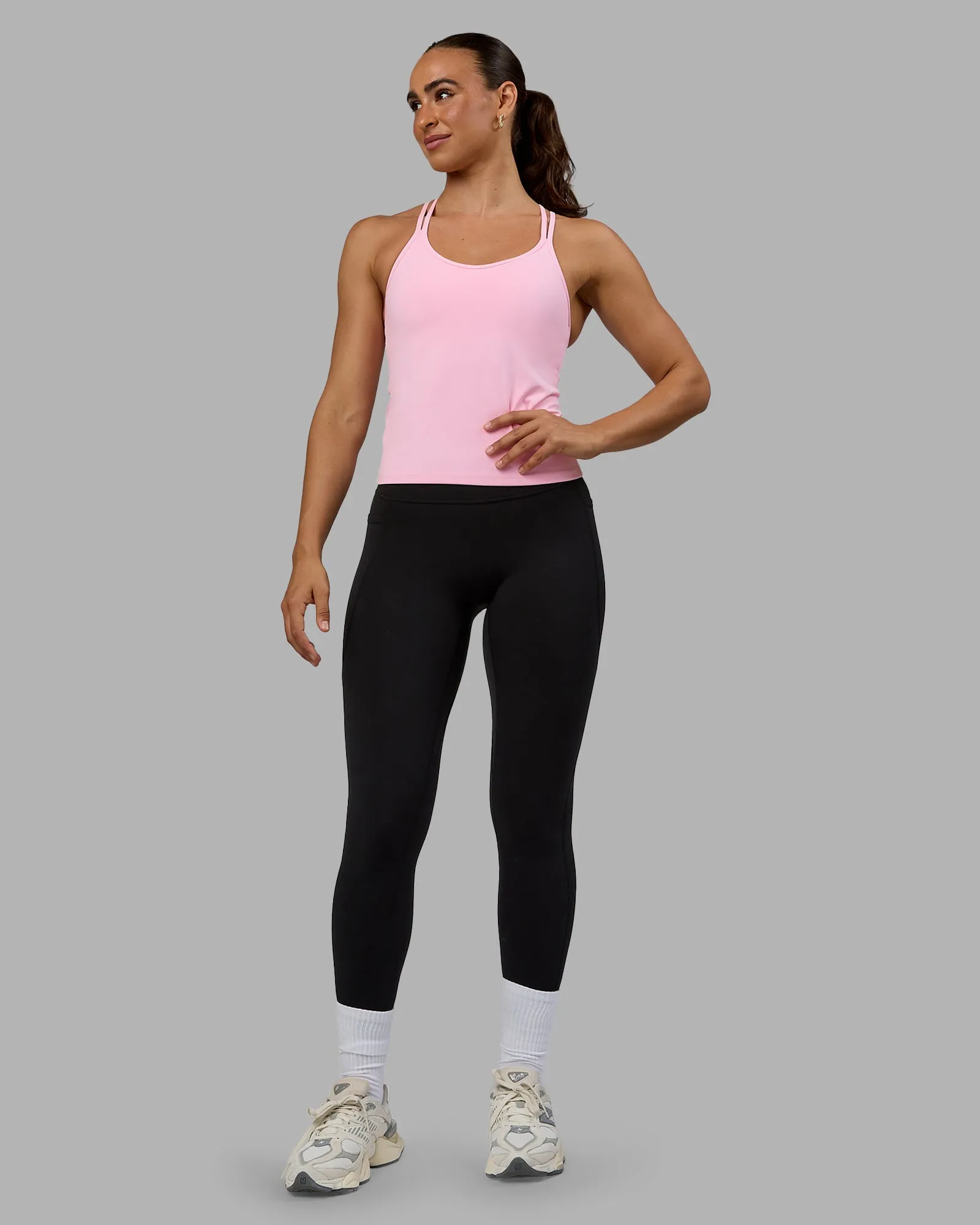 Balance Active Shelf Bra Tank - Pale Pink