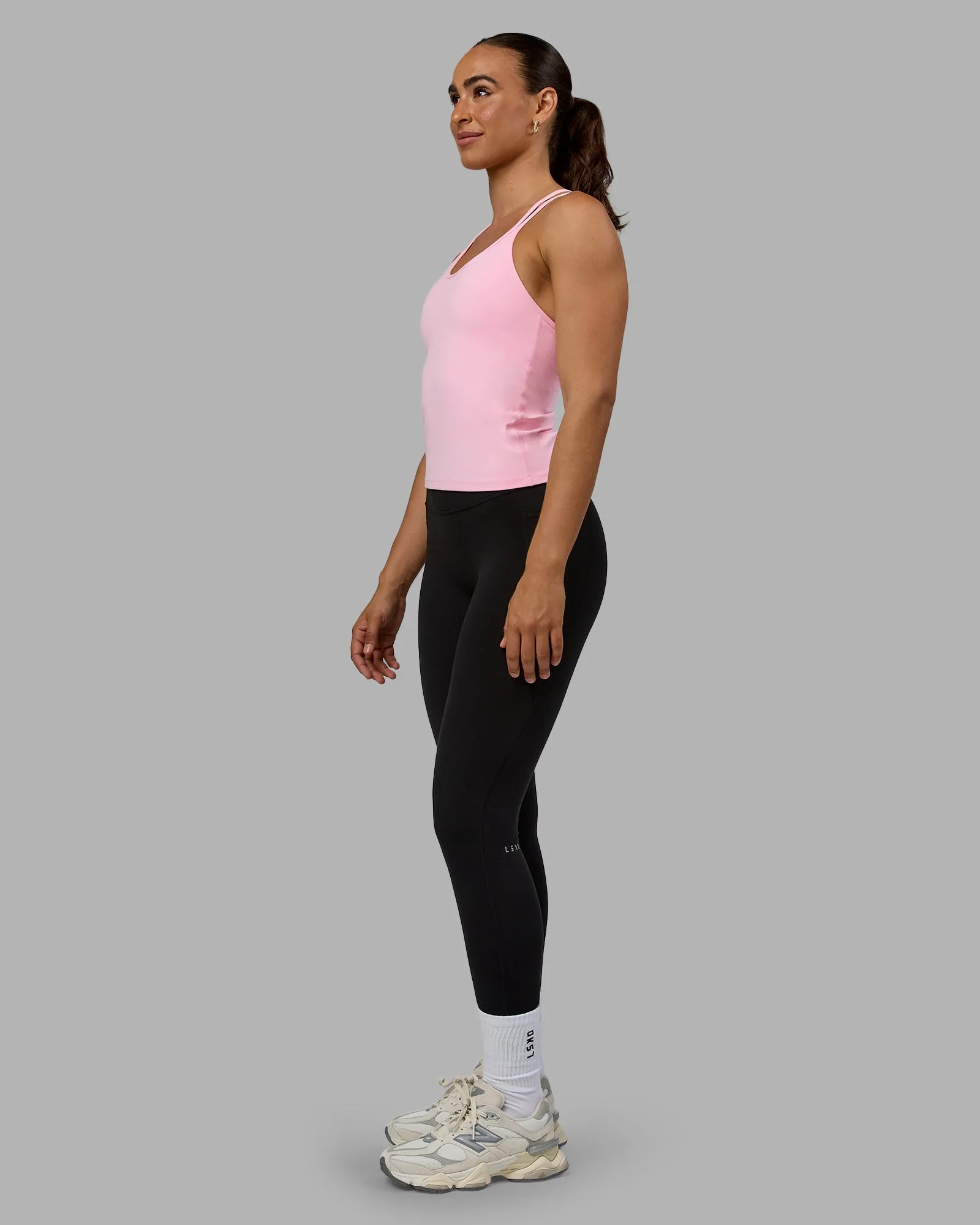 Balance Active Shelf Bra Tank - Pale Pink