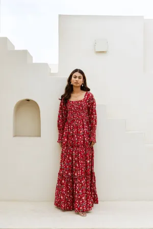 Balika Shirred Tier Dress