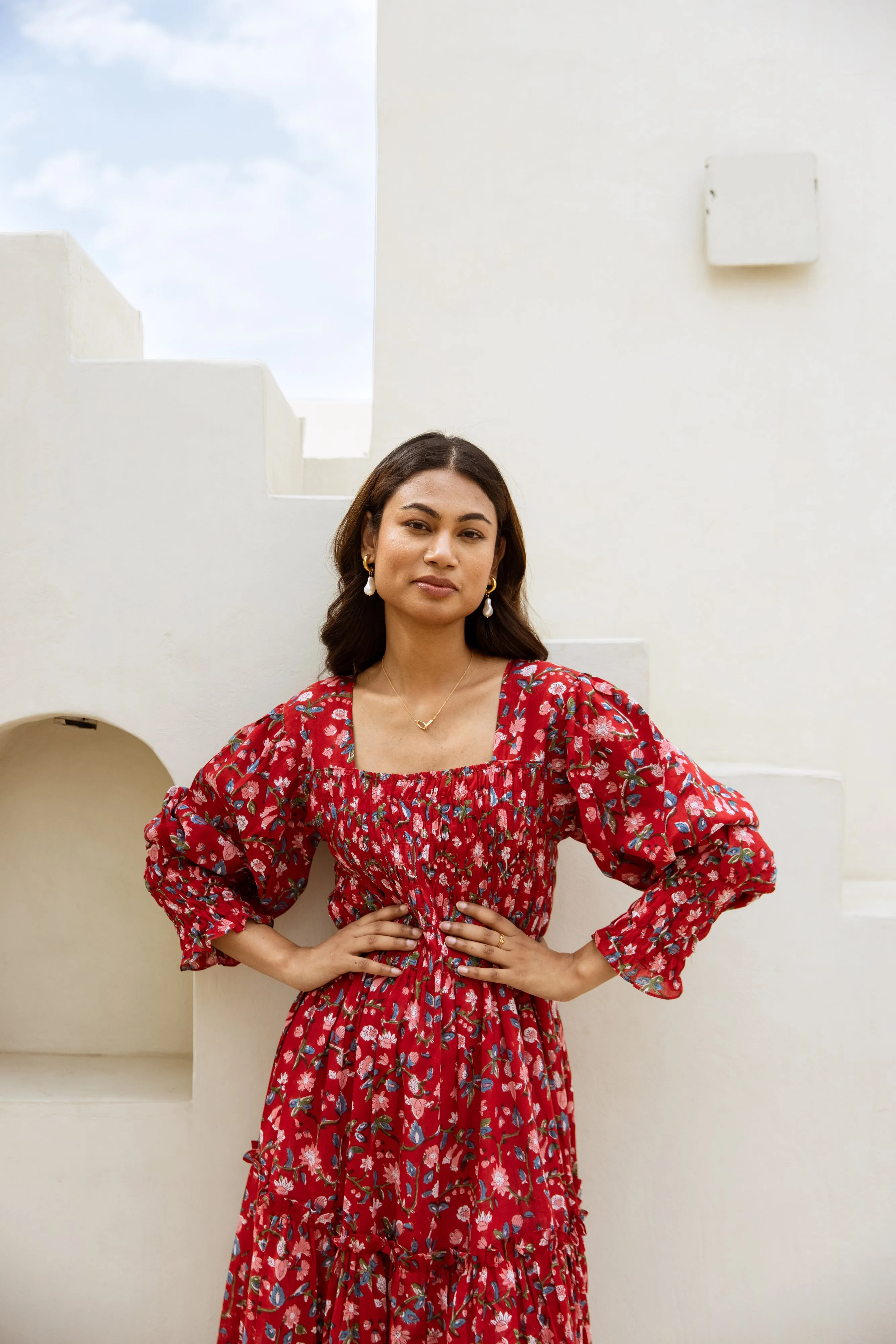 Balika Shirred Tier Dress
