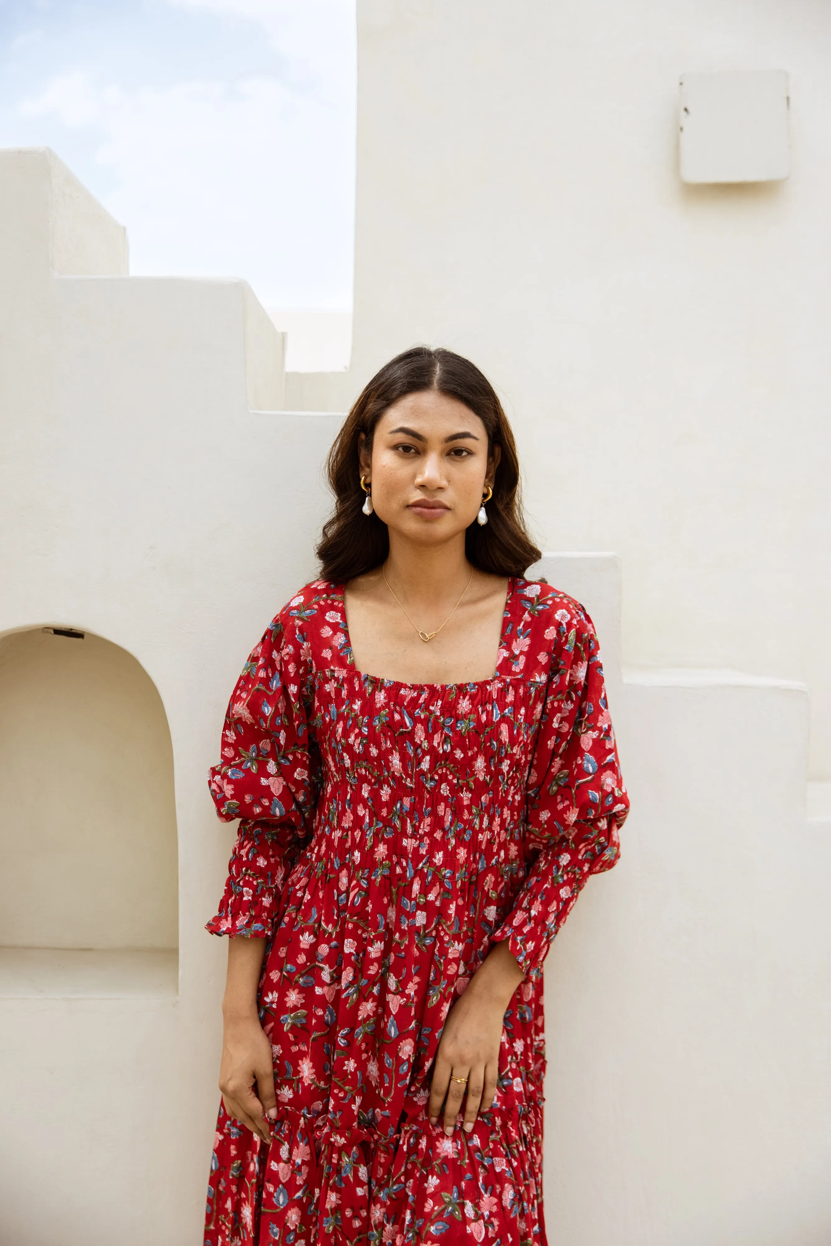 Balika Shirred Tier Dress