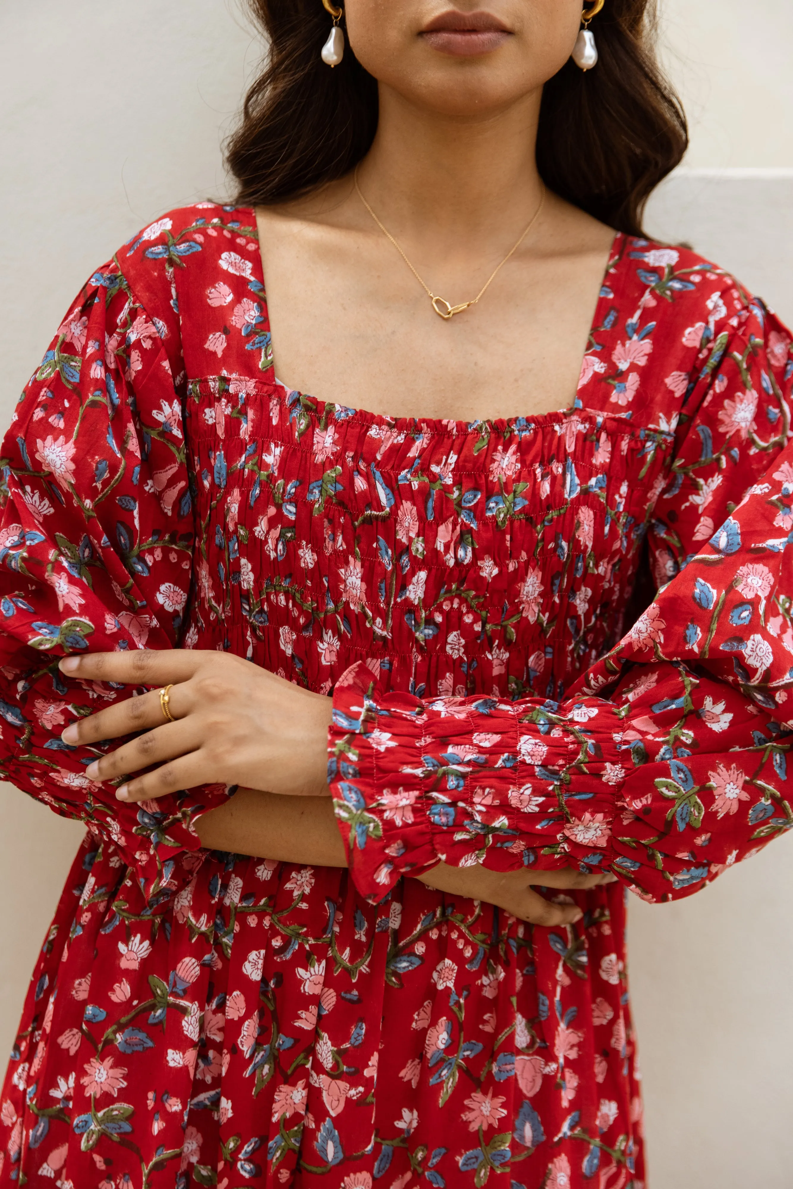 Balika Shirred Tier Dress