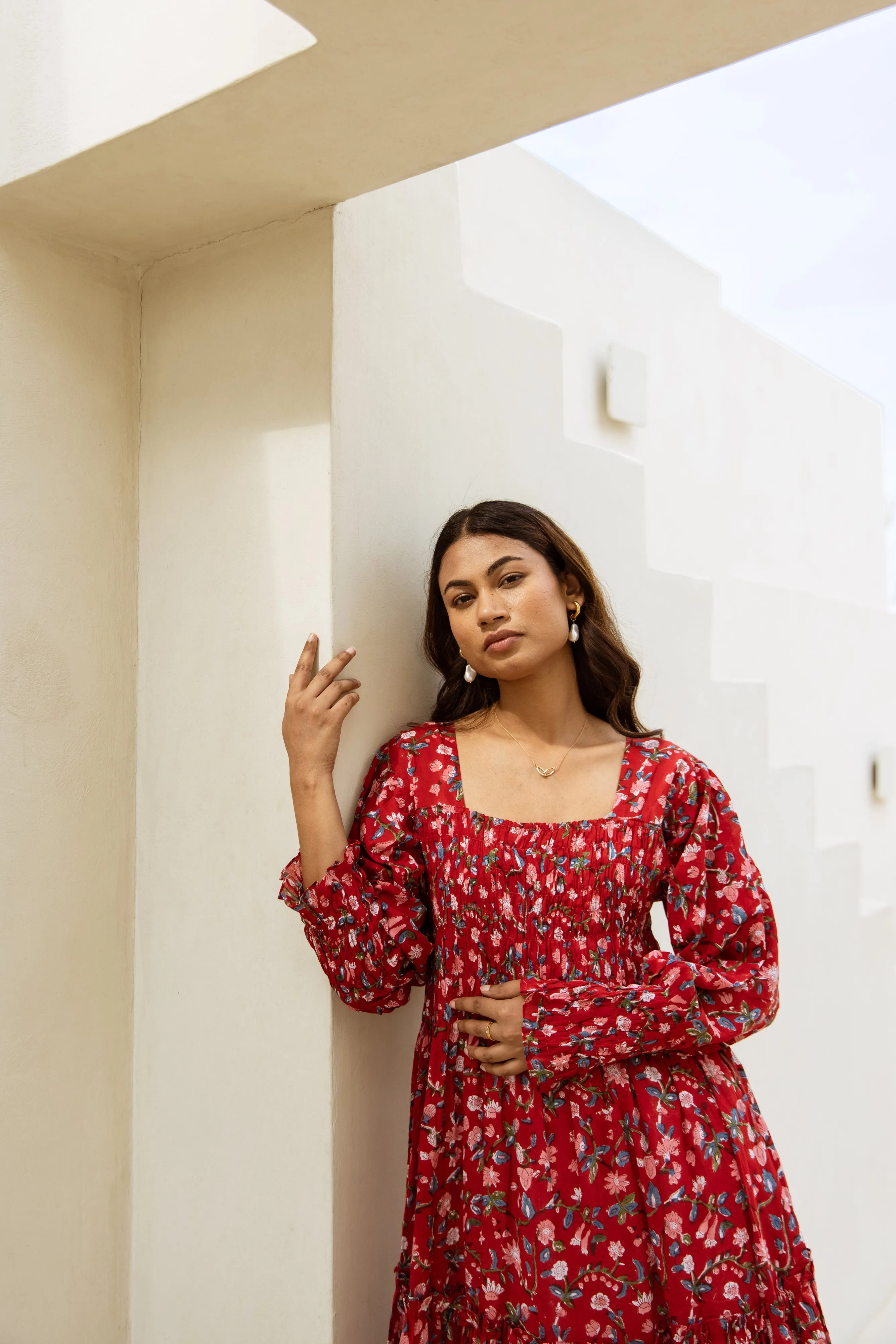 Balika Shirred Tier Dress