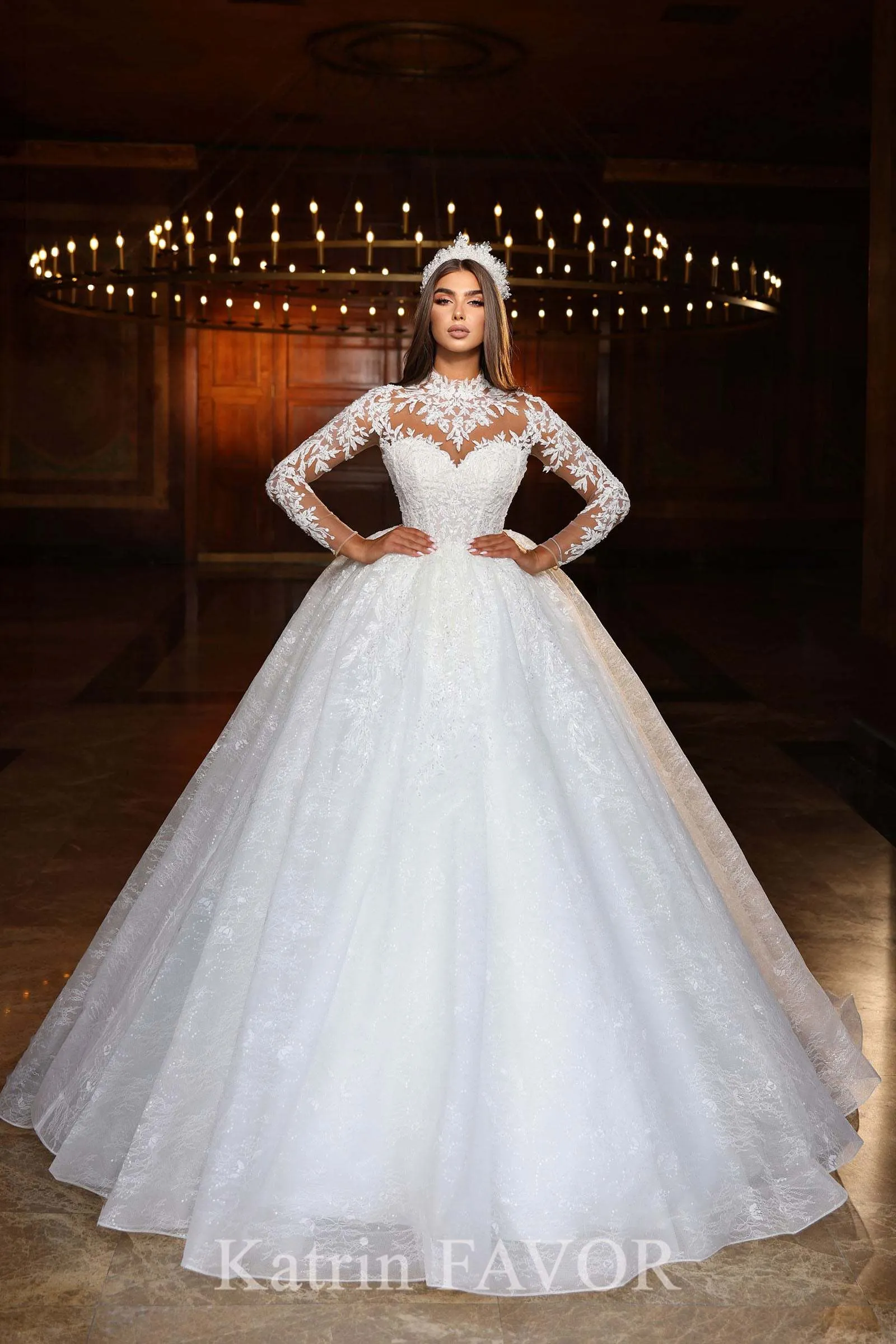 Ball gown wedding dresses princess White bridal dress