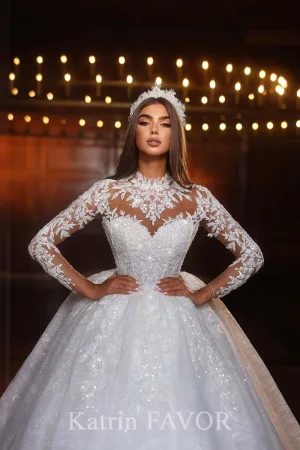 Ball gown wedding dresses princess White bridal dress