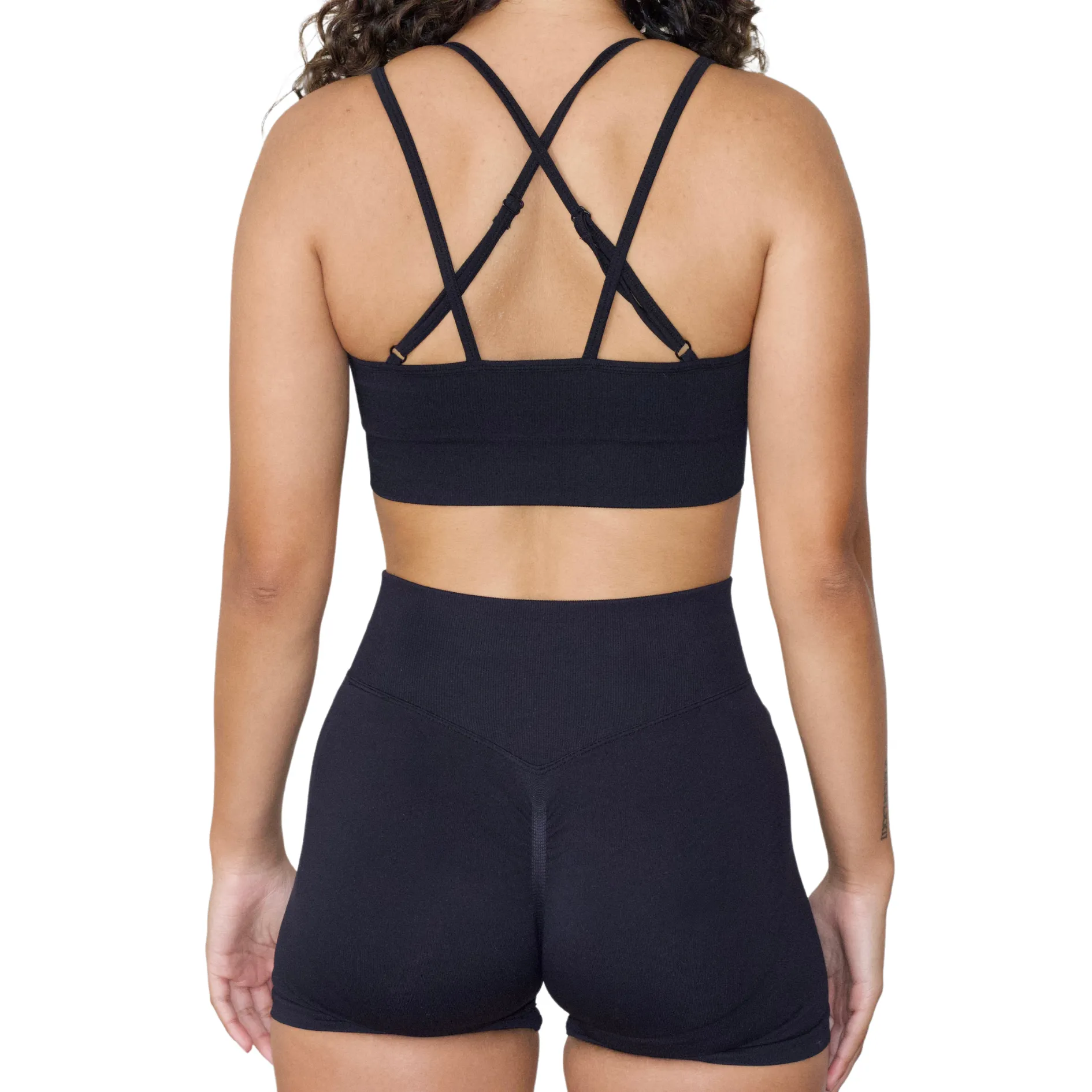BASIC CROSS Bra Black