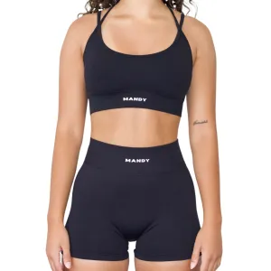 BASIC CROSS Bra Black