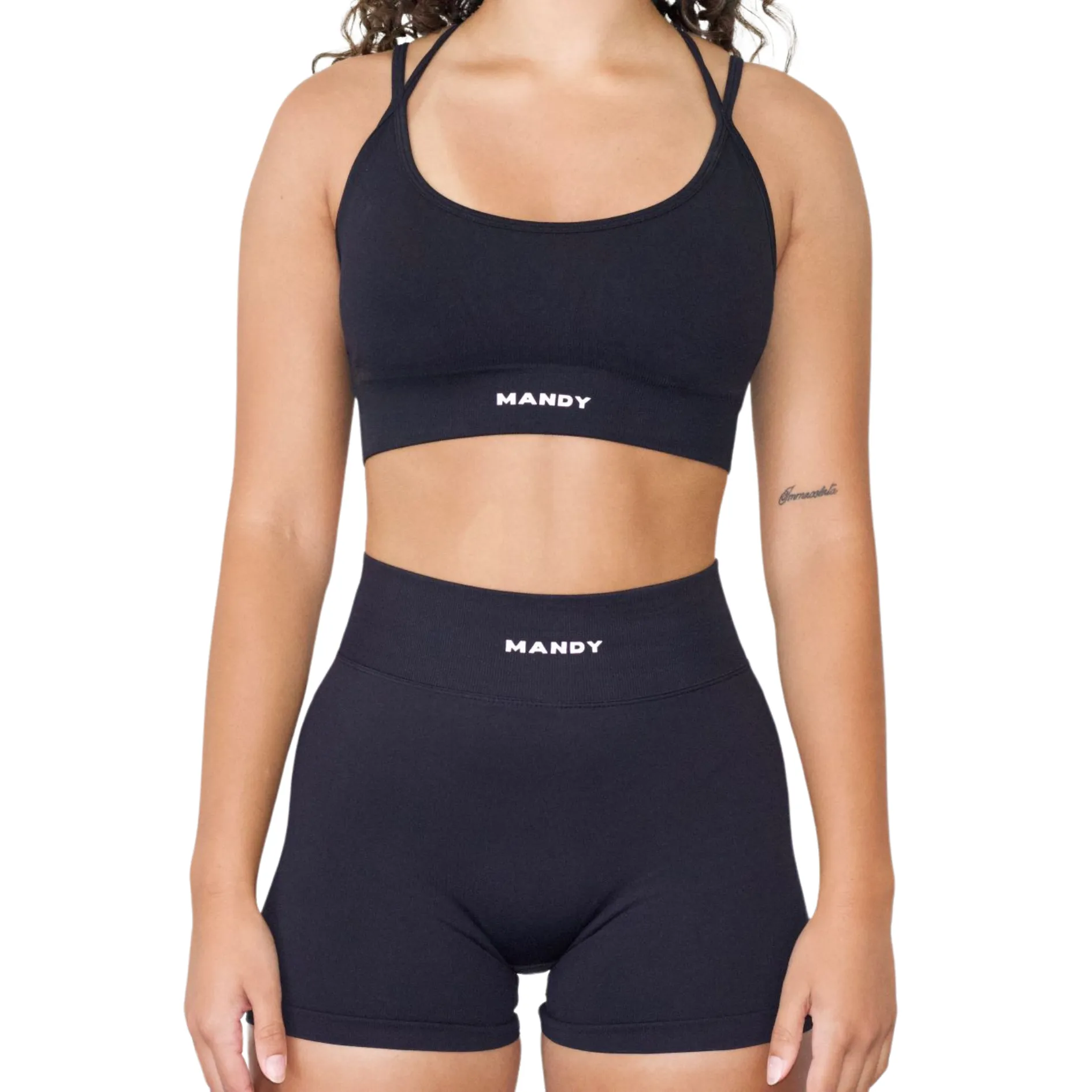 BASIC CROSS Bra Black