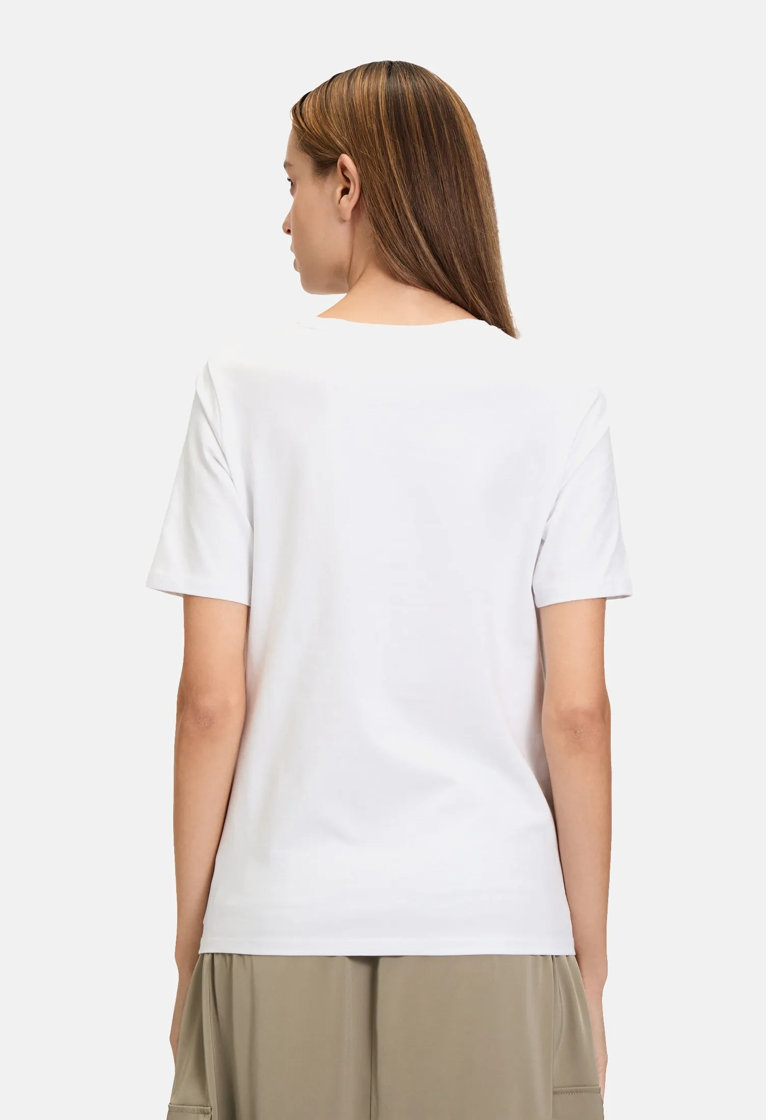 Basic Shirt with Floral Graphic
