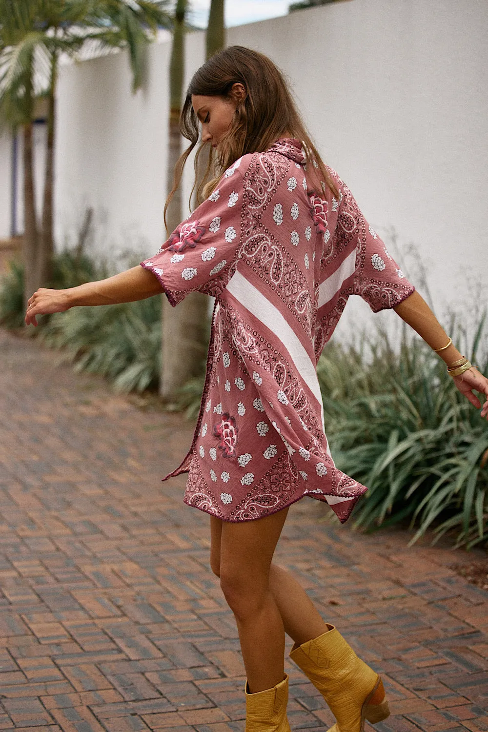 Beautiful Crazy Super Oversized Shirt - Bandana