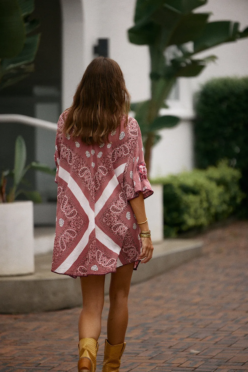 Beautiful Crazy Super Oversized Shirt - Bandana