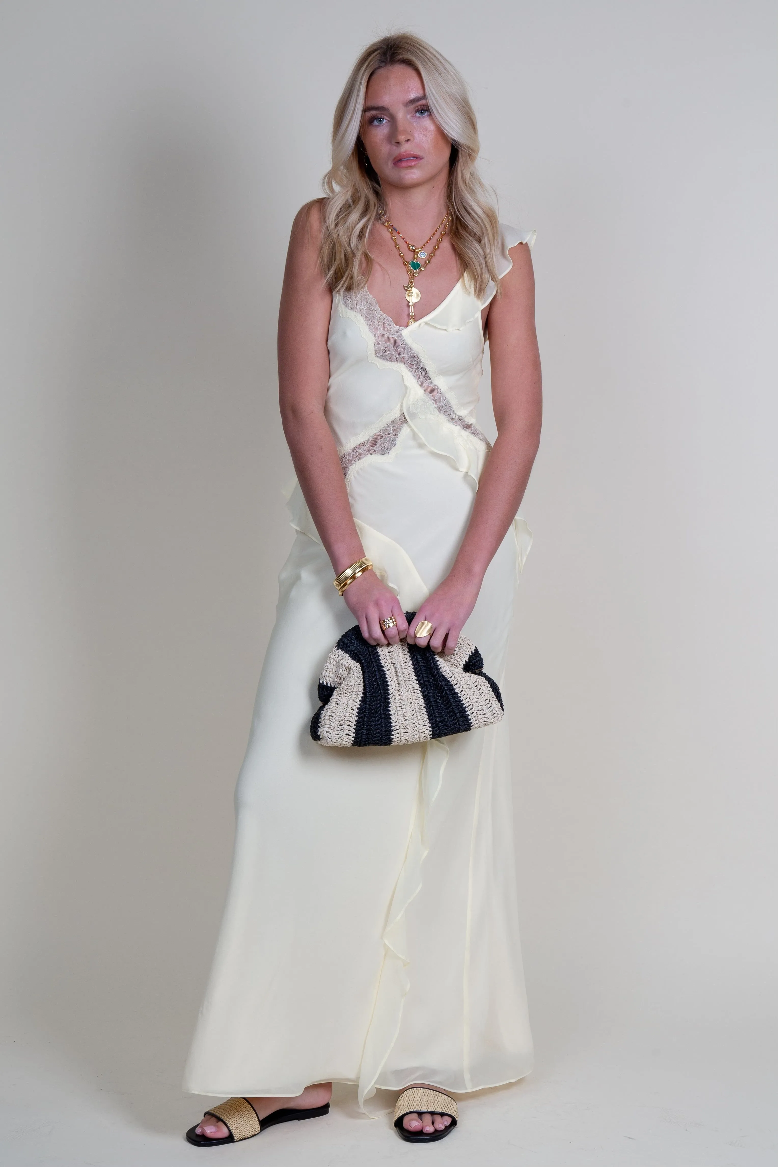 BEC   BRIDGE | Knox Maxi Dress - Ice Yellow