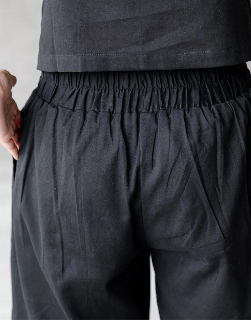Black Artsy Palazzo