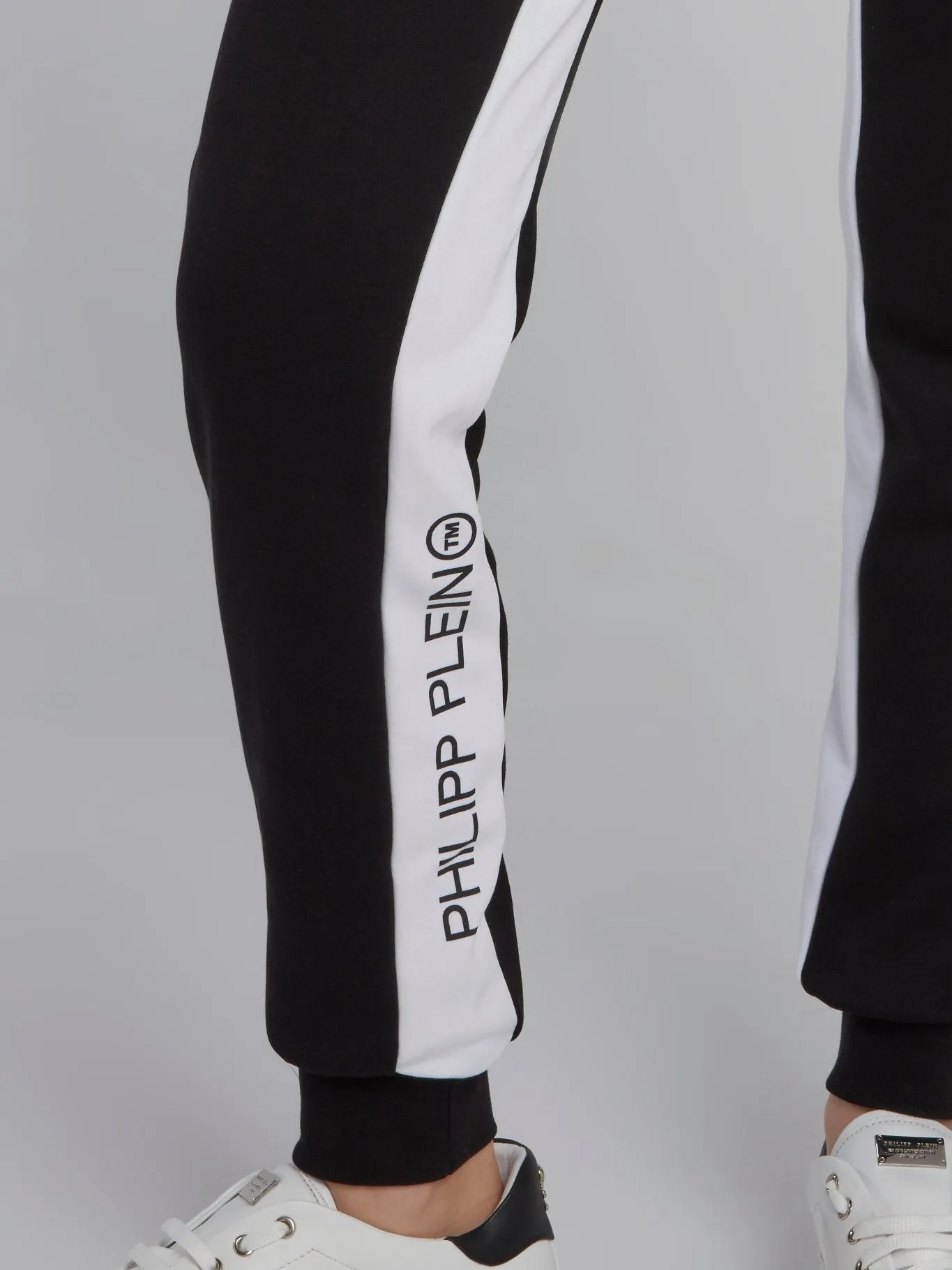 Black Contrast Drawstring Active Trousers