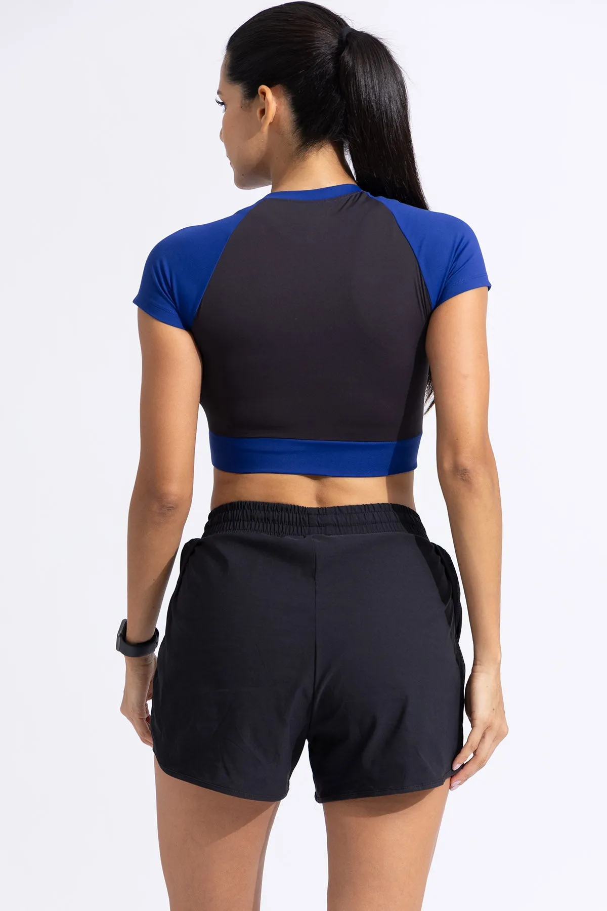 Blockburst Crop top W/ built in Bra