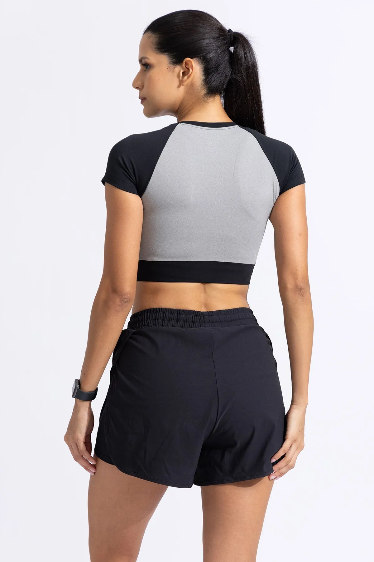 Blockburst Crop top W/ built in Bra