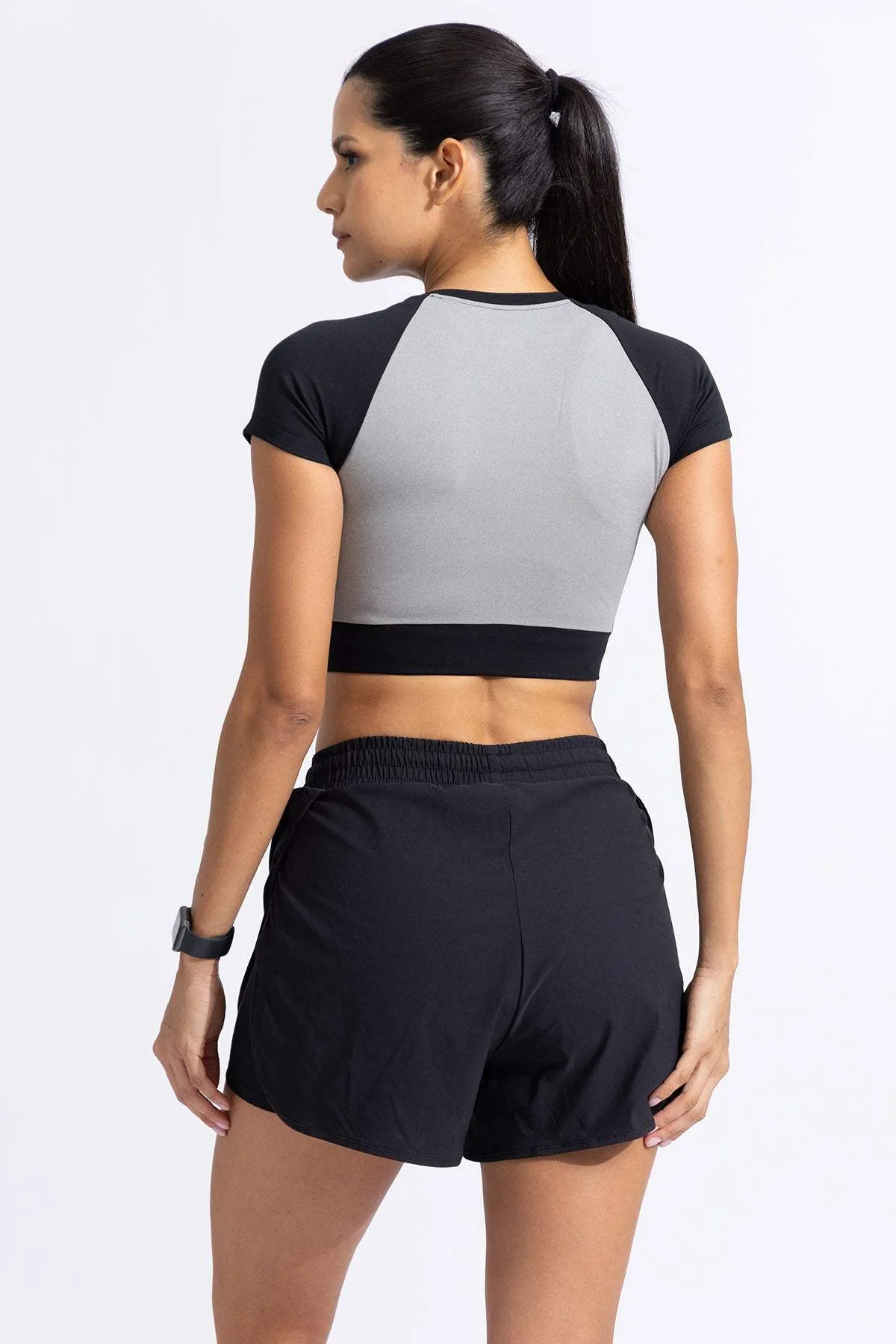Blockburst Crop top W/ built in Bra