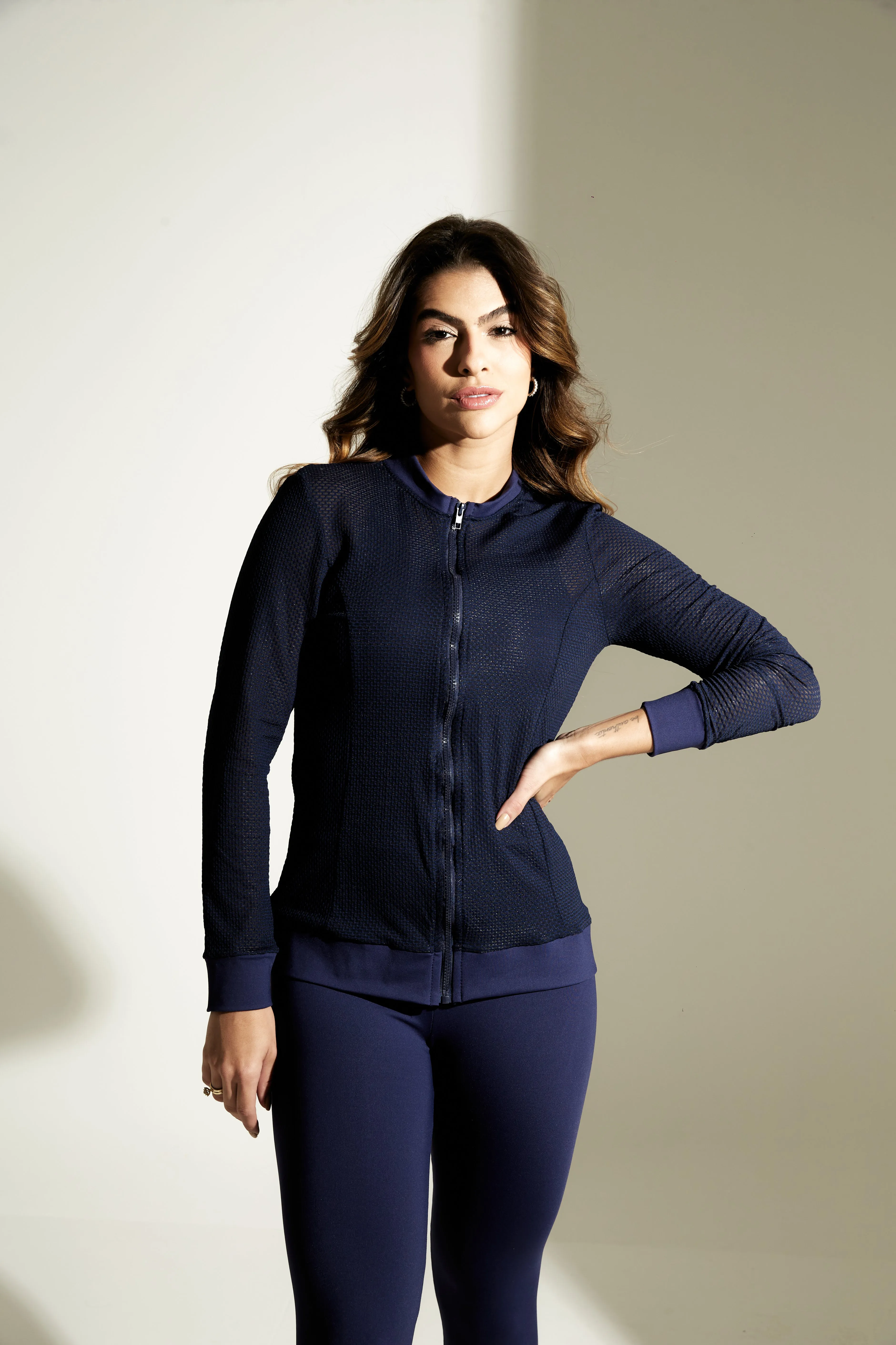 Breeze Lightweight Jacket - Women's Breathable Activewear Jacket with Light Transparency and Zipper