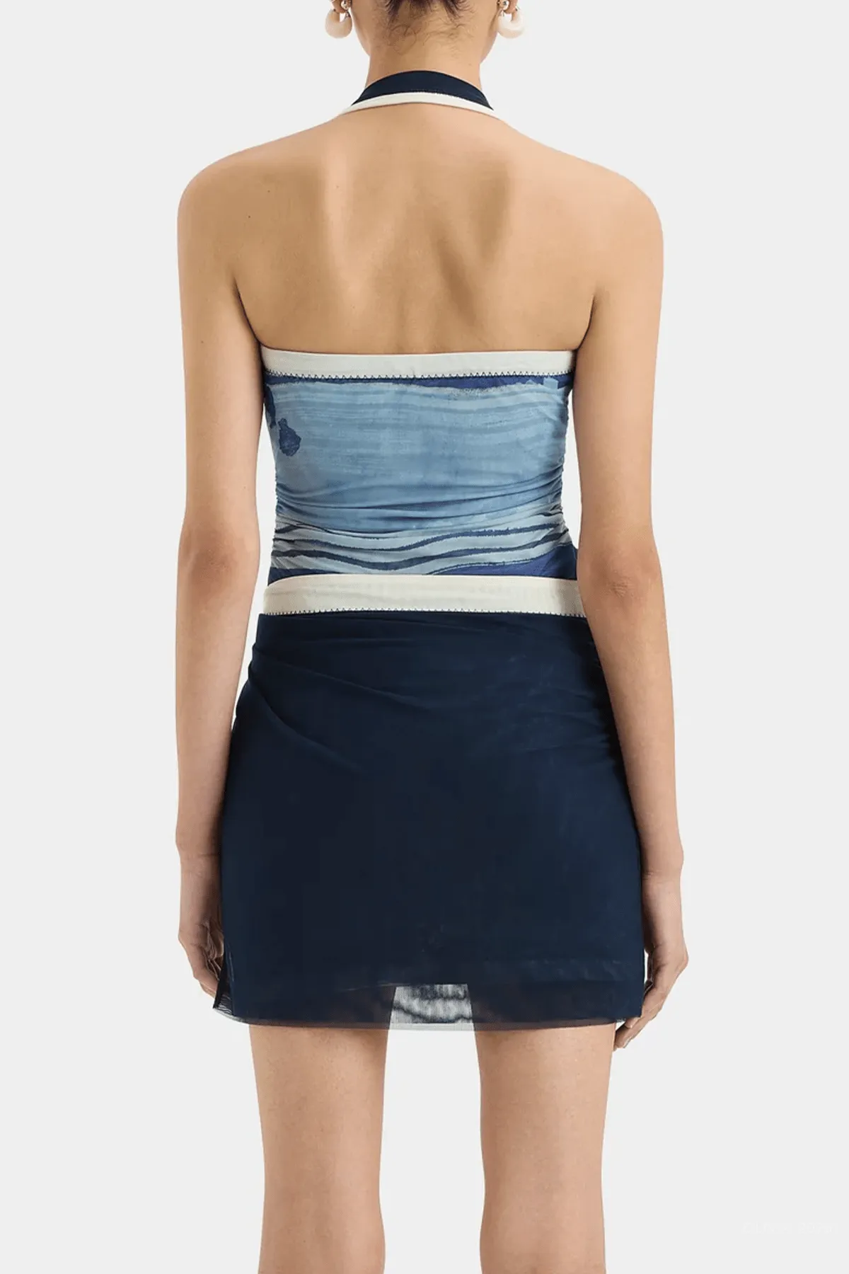 Breeze Mini Dress in Shoreline Stripe