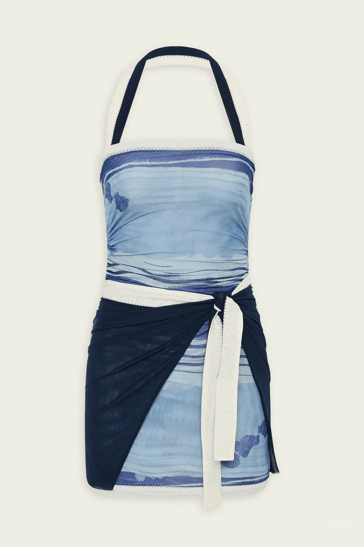 Breeze Mini Dress in Shoreline Stripe